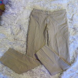 Carolina Belle Montreal Women’s Size 10 Mustard/Black/White Stretch Dress Pants
